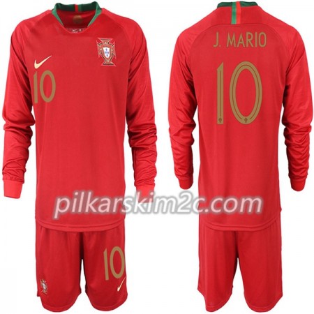 Koszulka Portugalia J. MARIO 10 Dziecięca Główna Mistrzostwa Świata 2018 - Koszulki Piłkarskie(L/S)